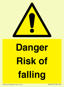 Danger Risk of falling